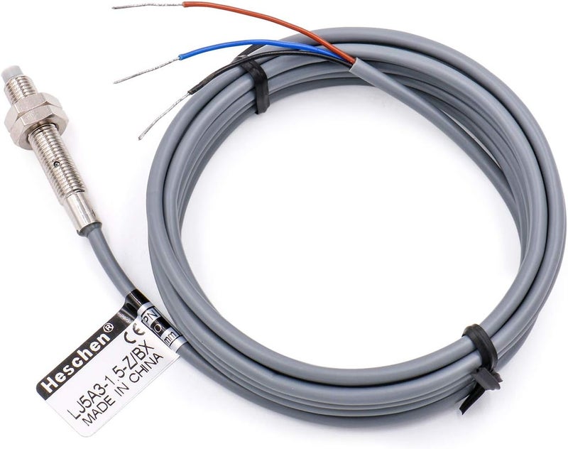 Heschen M5 Inductive Proximity Sensor Switch Non-Shield Type LJ5A3-1.5-Z/BX Detector 1.5mm 10-30VDC 150mA NPN Normally Open(NO) 3 Wire - Image 2